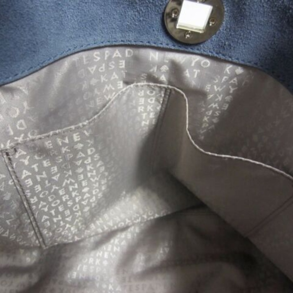 KATE SPADE STARDUST SUEDE WILLA SATCHEL/SLOUCH BAG - Picture 7 of 8
